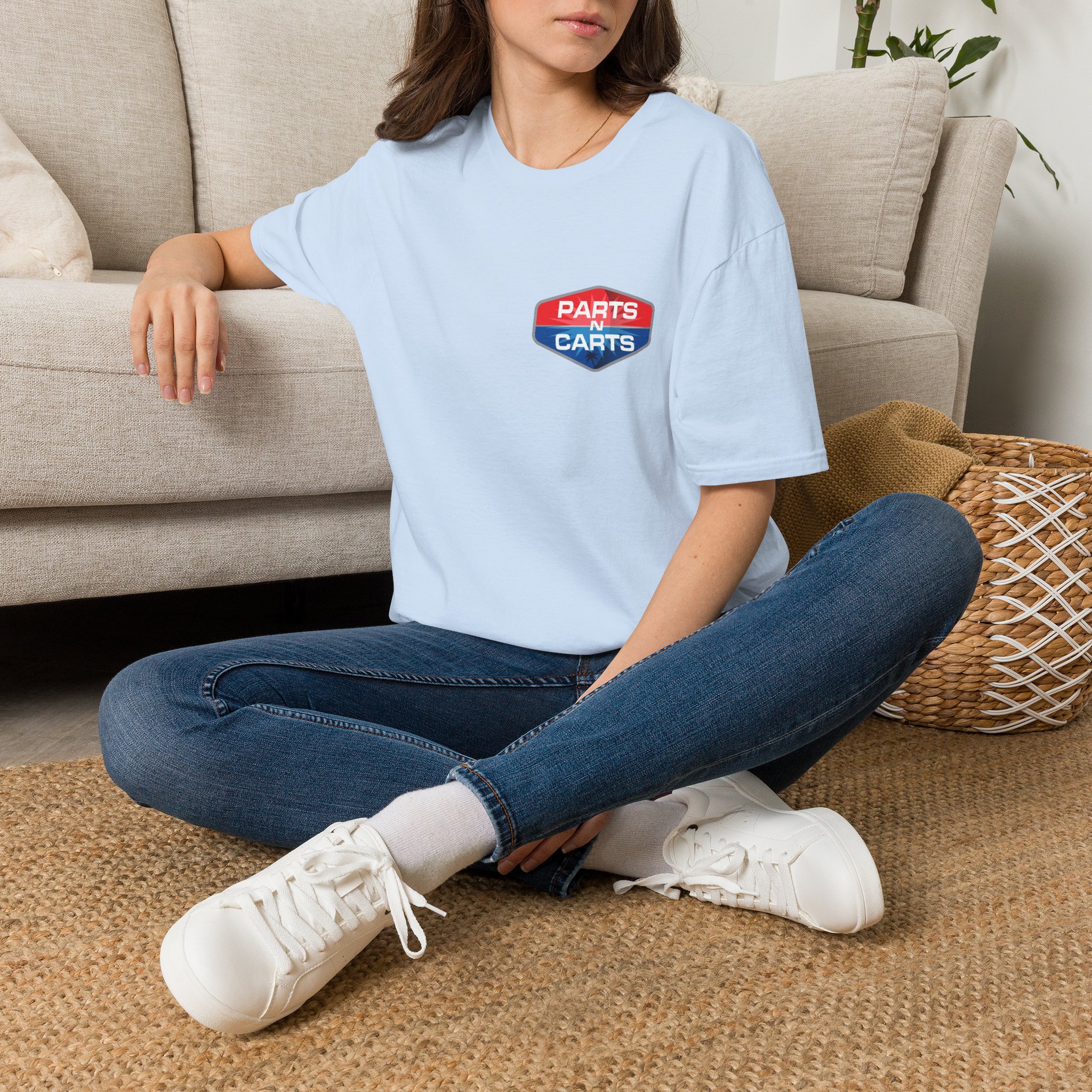 Parts & Carts Logo T-Shirt — Retro Badge Graphic Tee - Image 30