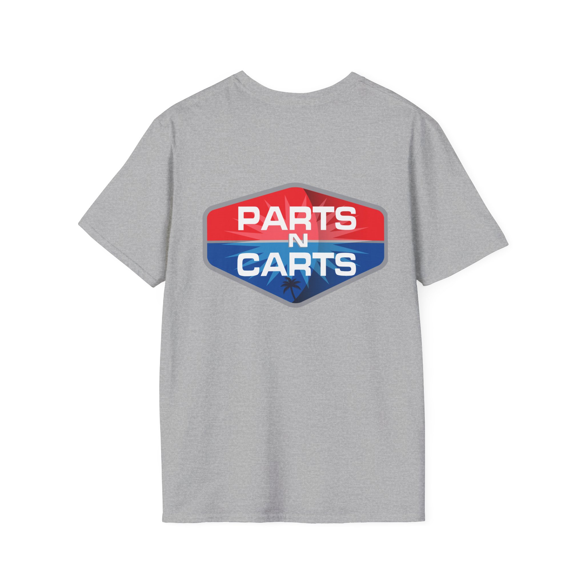 Parts & Carts Logo T-Shirt — Retro Badge Graphic Tee - Image 20