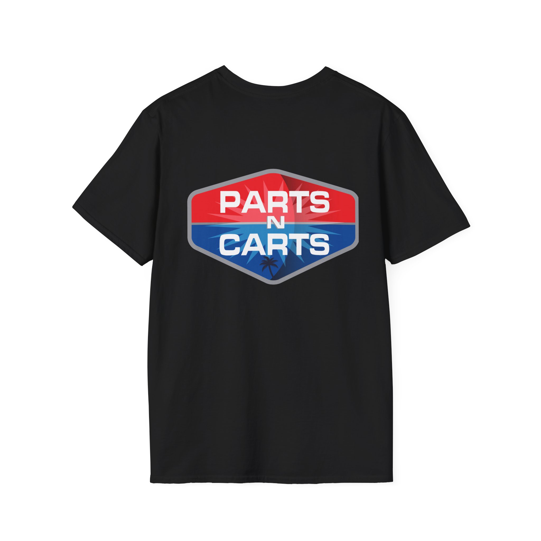 Parts & Carts Logo T-Shirt — Retro Badge Graphic Tee - Image 8