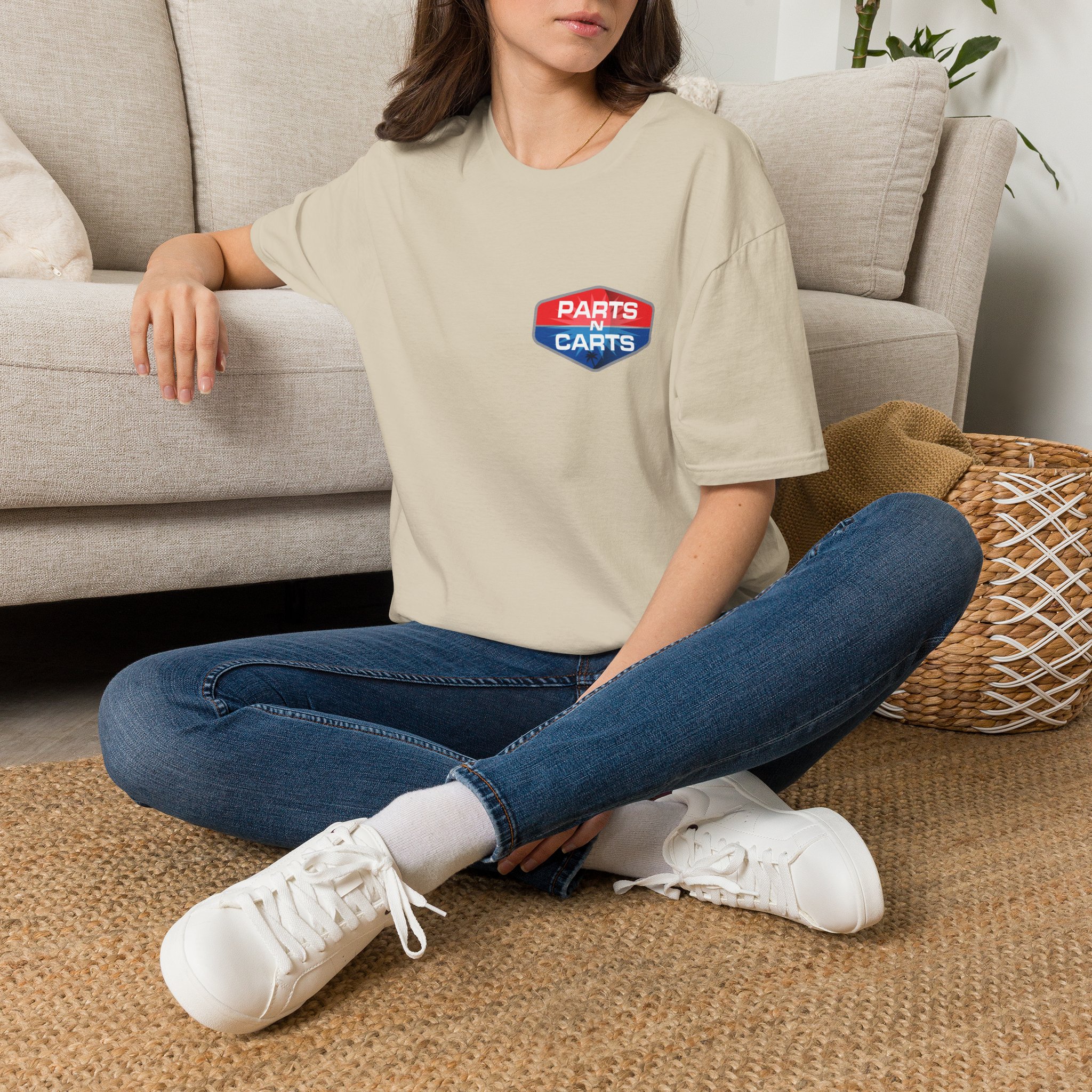 Parts & Carts Logo T-Shirt — Retro Badge Graphic Tee - Image 10