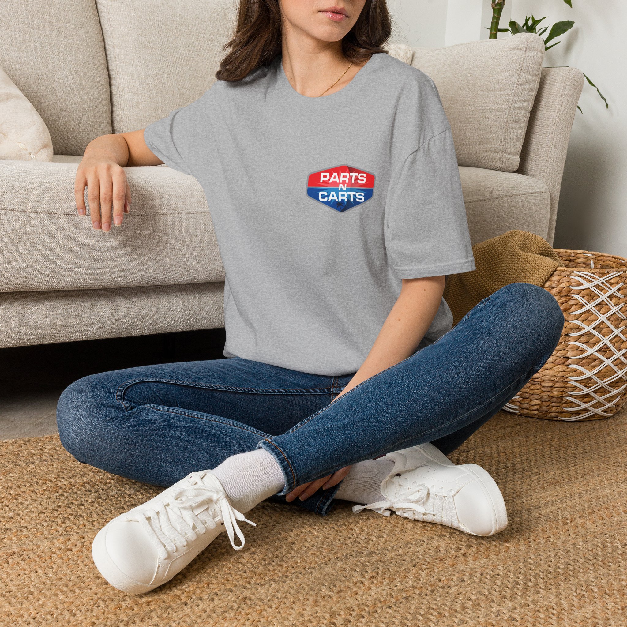 Parts & Carts Logo T-Shirt — Retro Badge Graphic Tee - Image 18