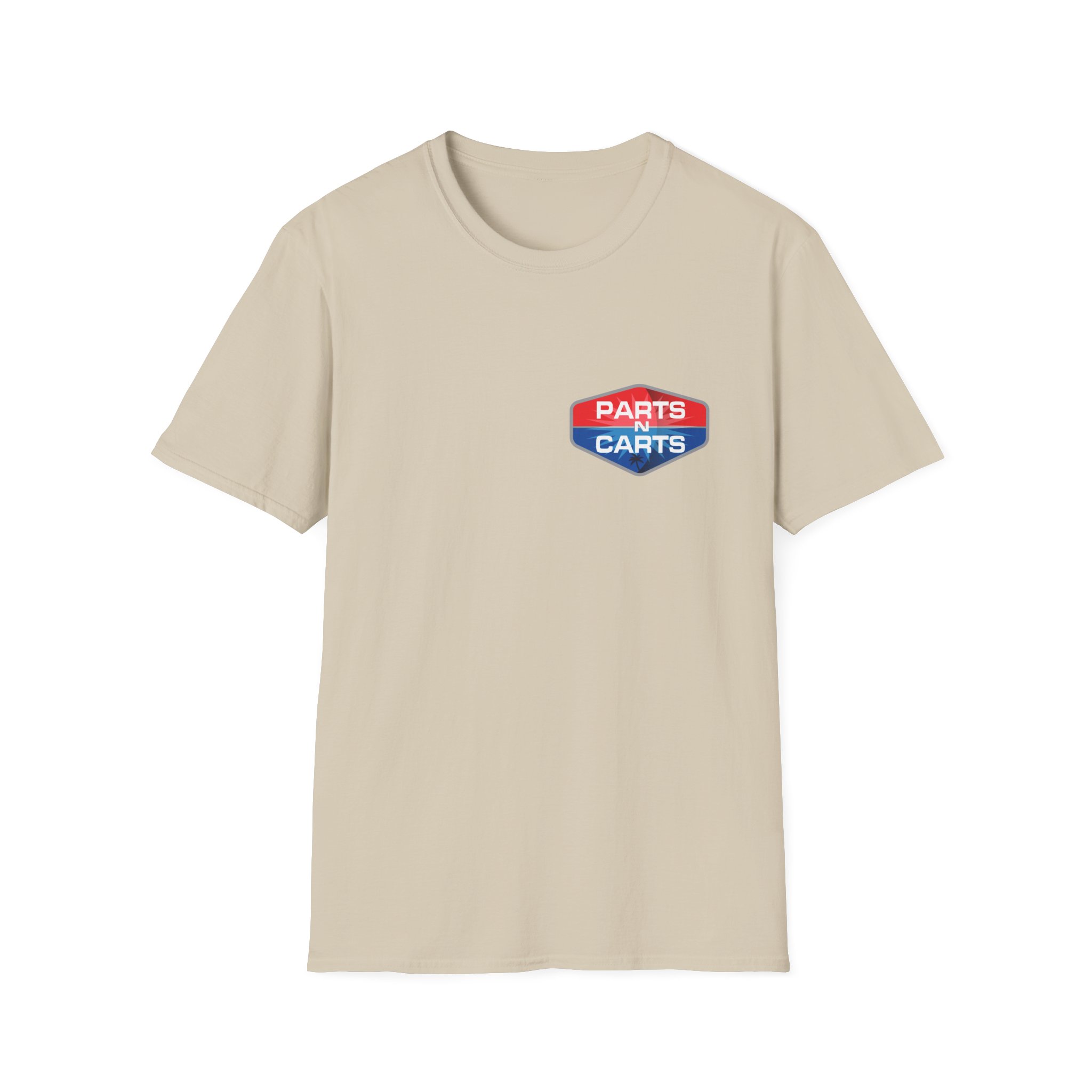 Parts & Carts Logo T-Shirt — Retro Badge Graphic Tee - Image 11