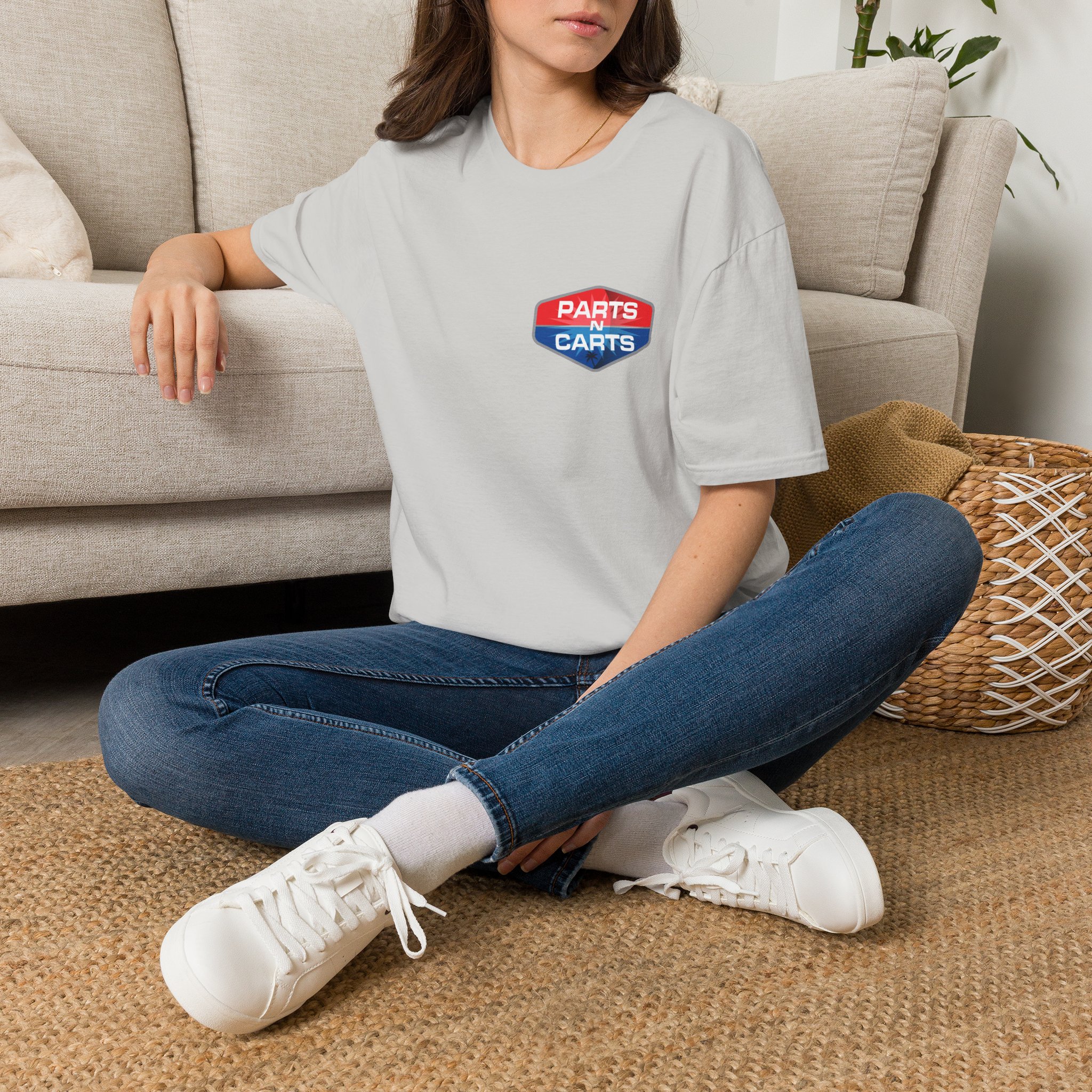 Parts & Carts Logo T-Shirt — Retro Badge Graphic Tee - Image 14