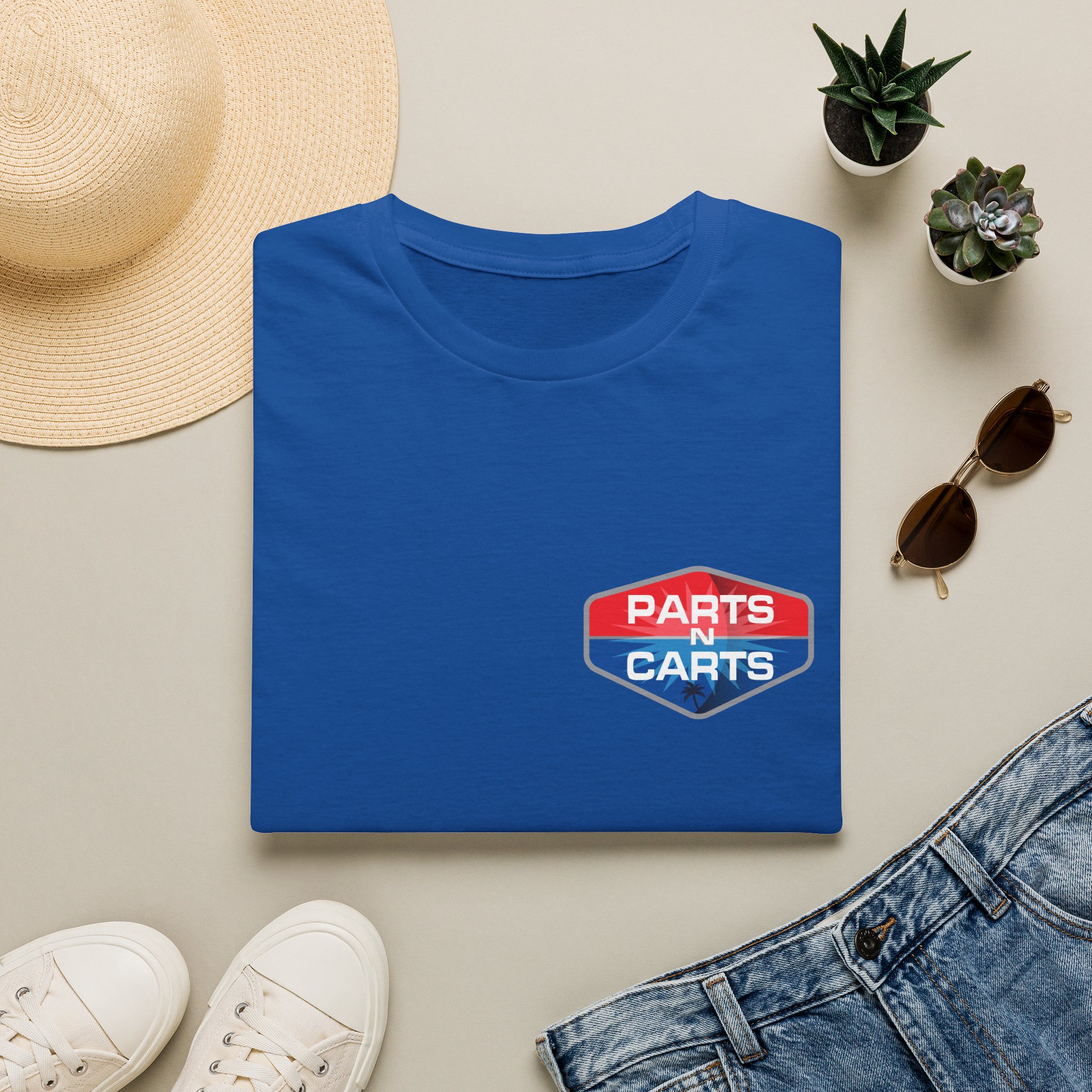 Parts & Carts Logo T-Shirt — Retro Badge Graphic Tee - Image 33