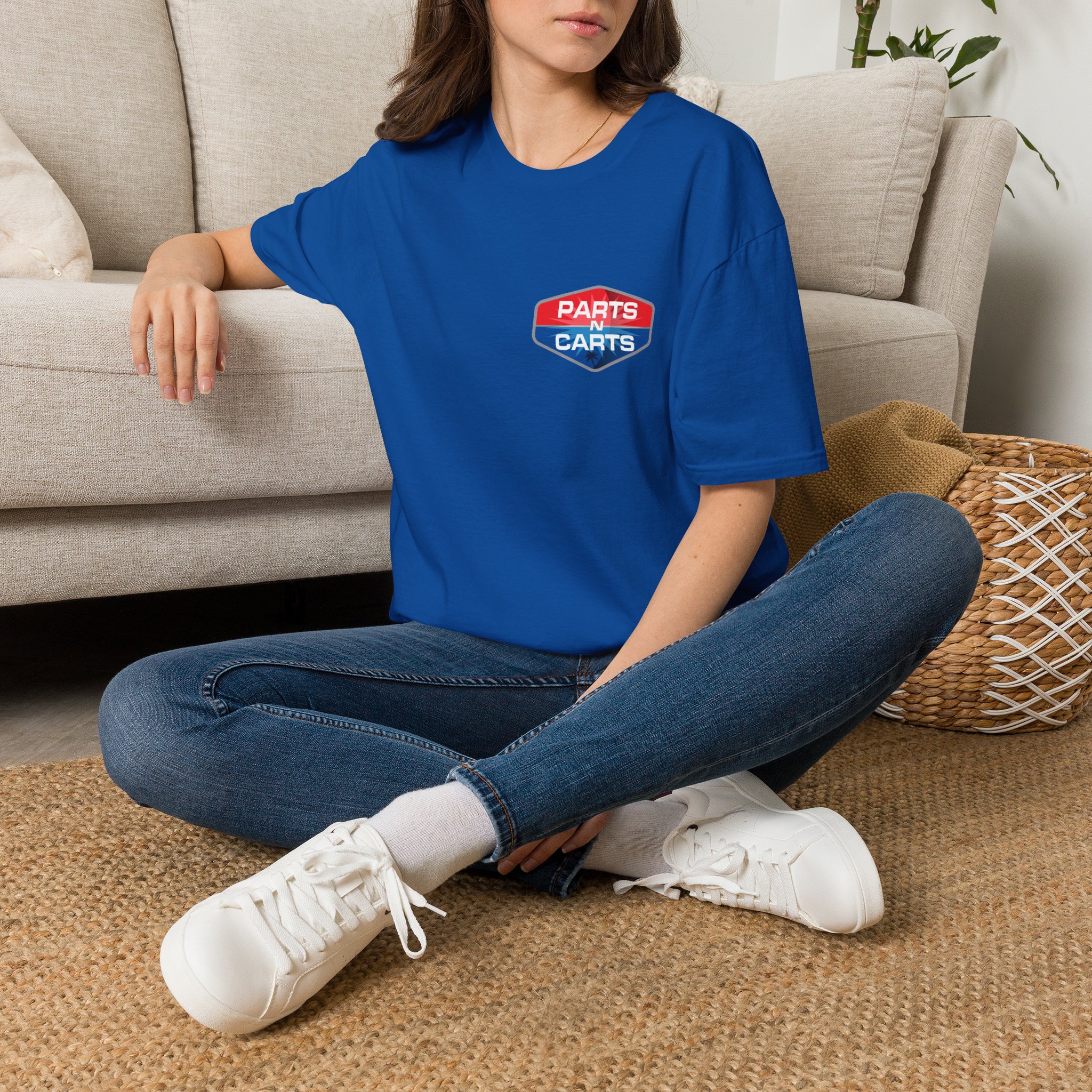 Parts & Carts Logo T-Shirt — Retro Badge Graphic Tee - Image 34