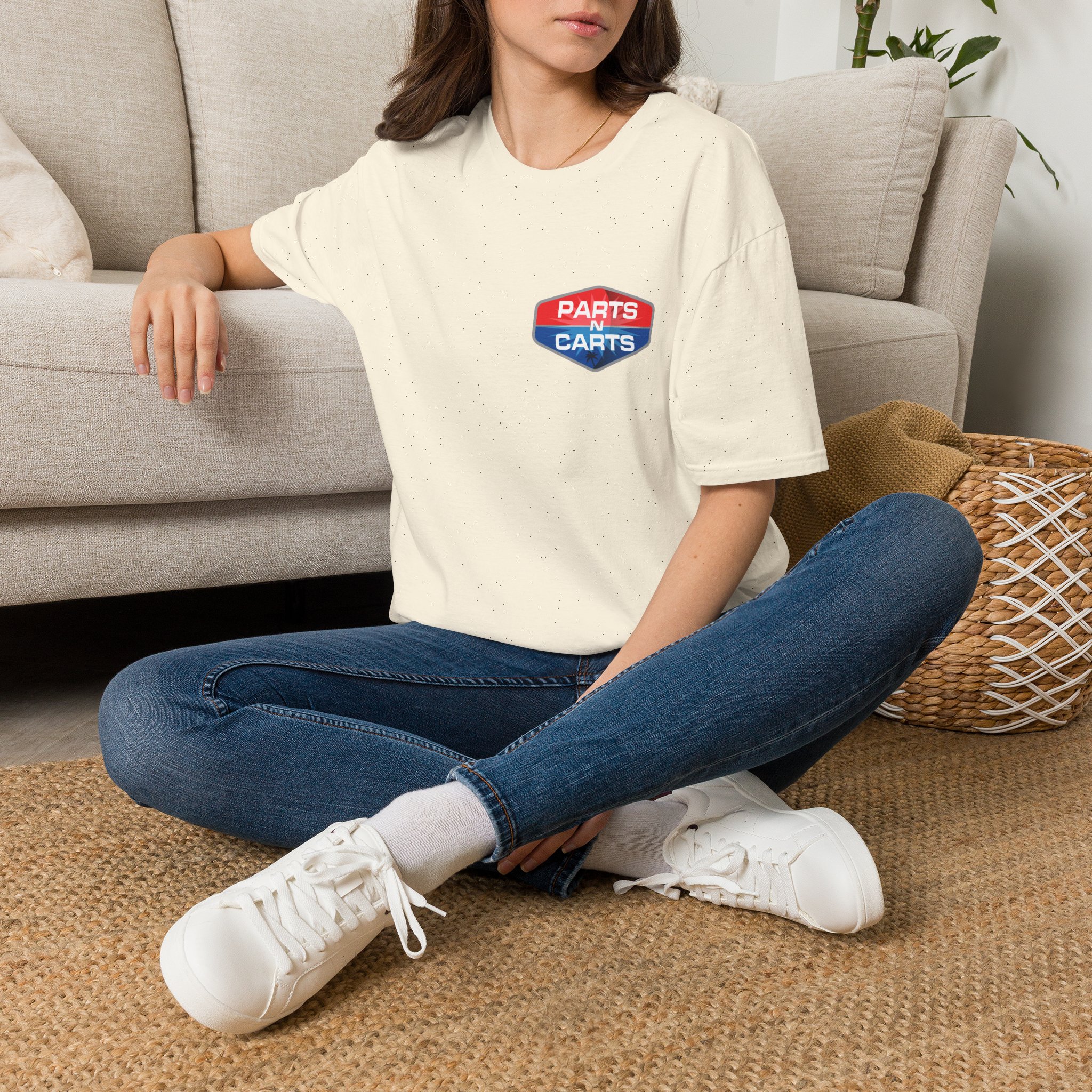 Parts & Carts Logo T-Shirt — Retro Badge Graphic Tee - Image 22
