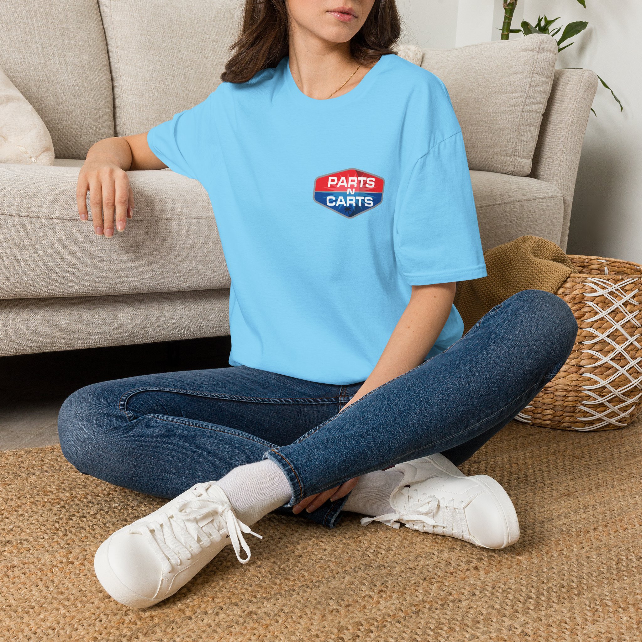 Parts & Carts Logo T-Shirt — Retro Badge Graphic Tee - Image 26