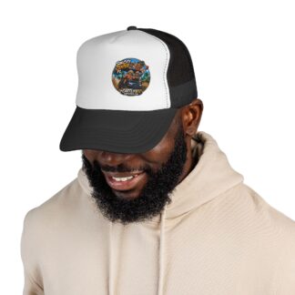 Vintage Surf Truckers Cap — Sun City Center FL Retro Beach Patch