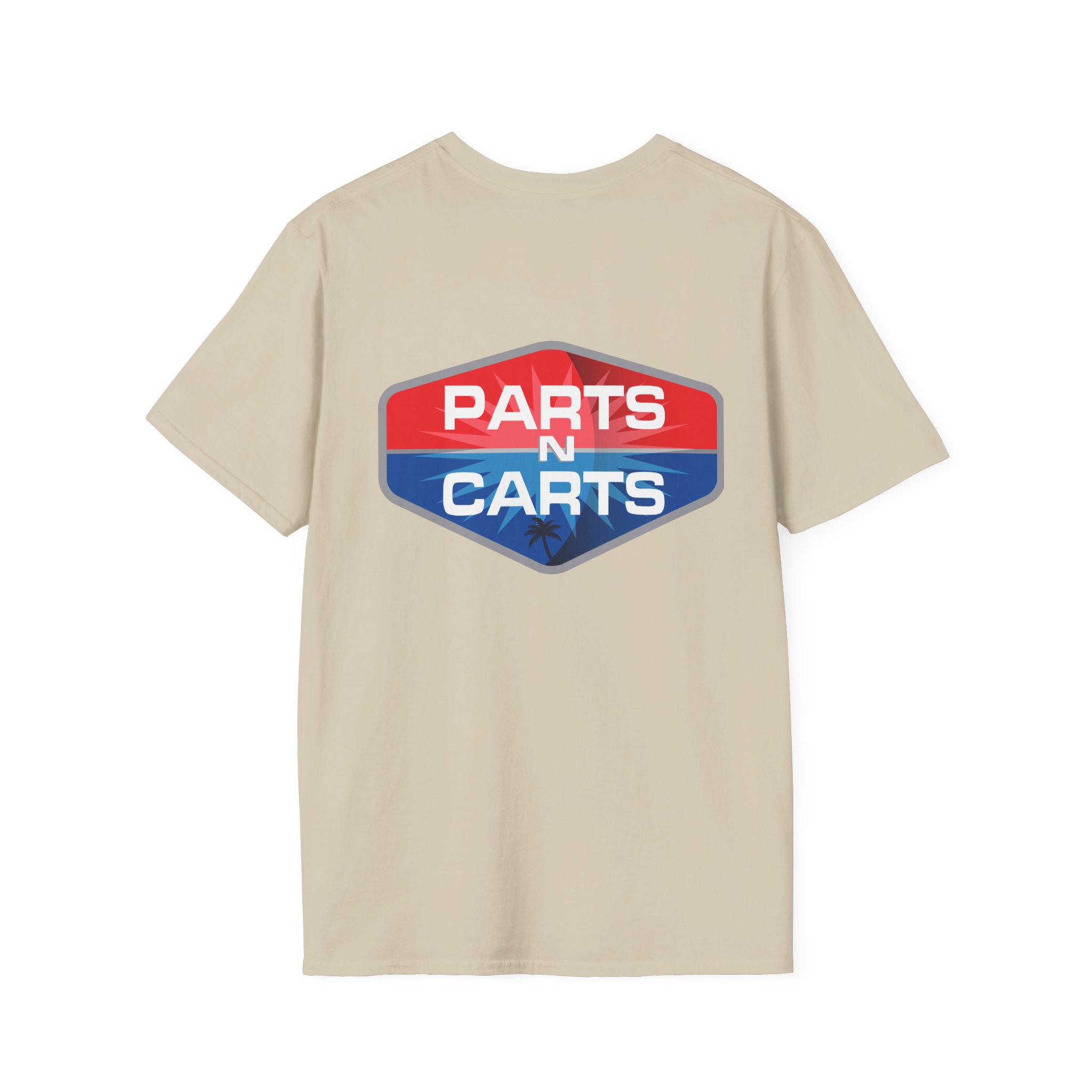 Parts & Carts Logo T-Shirt — Retro Badge Graphic Tee - Image 12