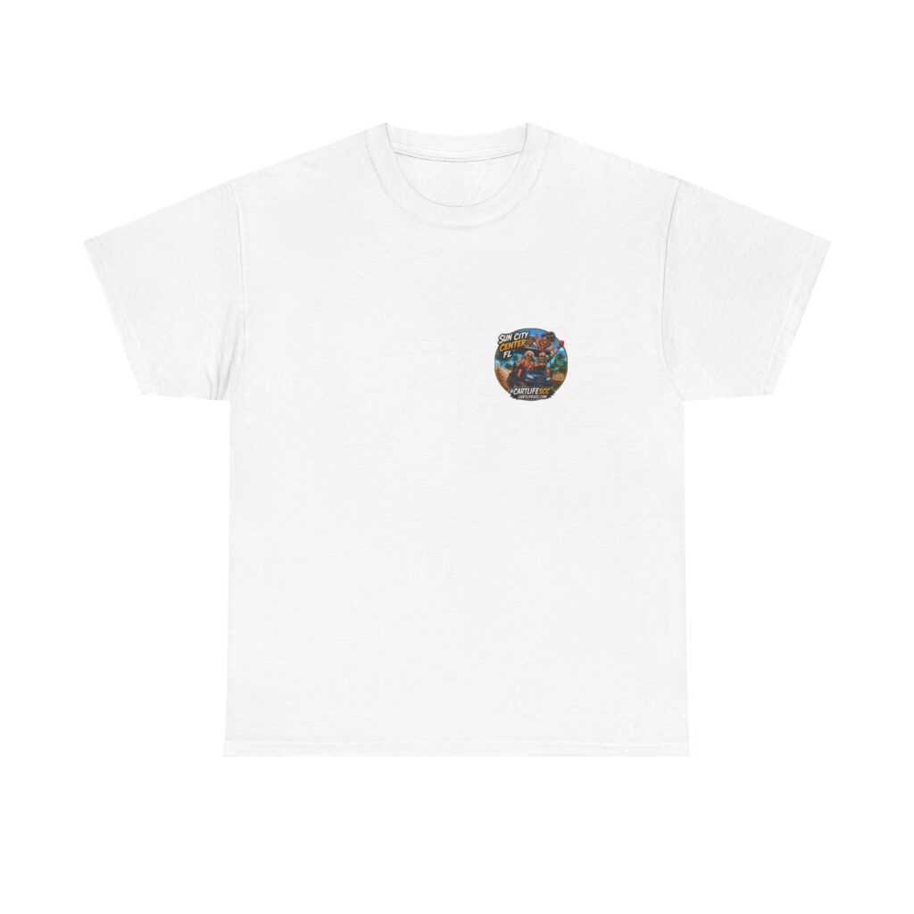 Vintage Beach #CARTLIFESCC tee from CartLife Florida in Sun City Center