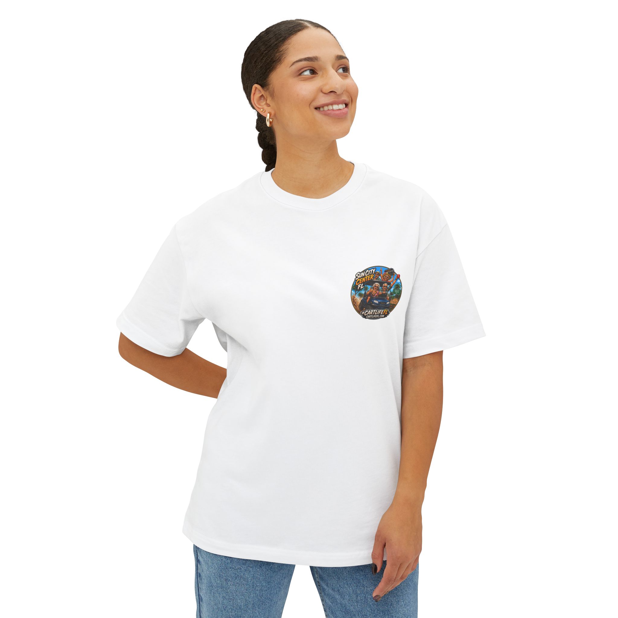 Sun City Center FL Graphic Tee — "#CARTLIFEFL" - Image 3