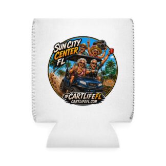 Sun City Center FL Cart Life Can Cooler Sleeve